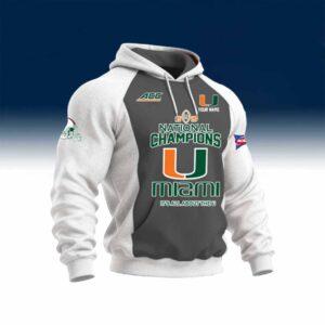 Miami Hurricanes National Champions 2025 2026 Hoodie