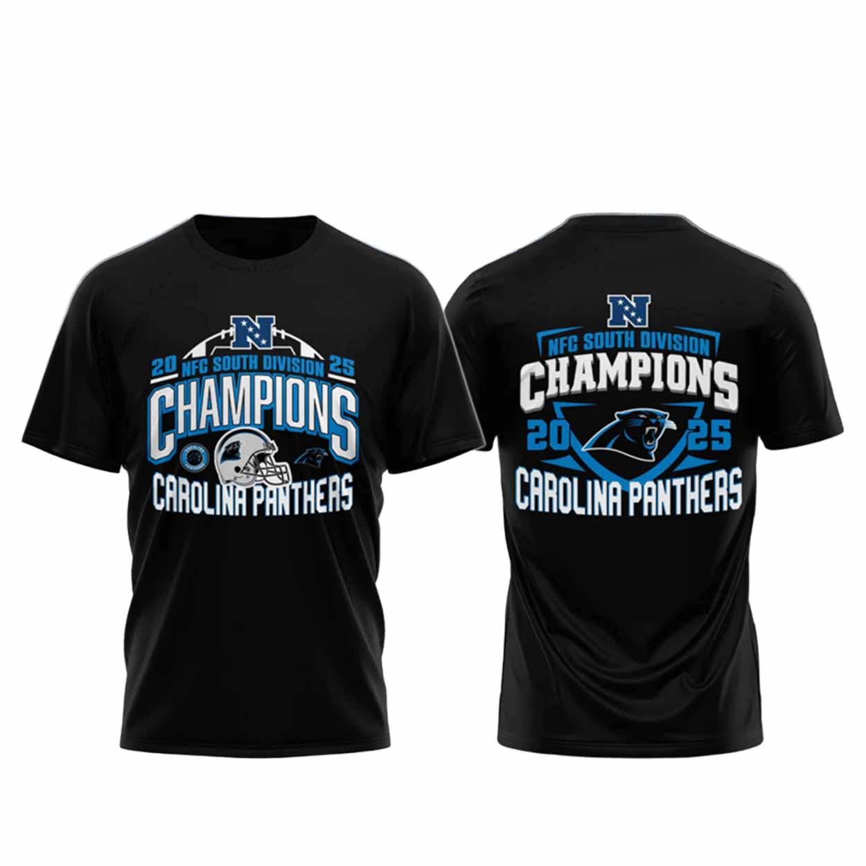 Panthers NFC South Division Champions 2025 Shirt Panthers NFC South Division Champions 2025 Shirt