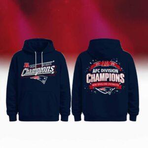 Patriots AFC Division Champions 2026 Hoodie