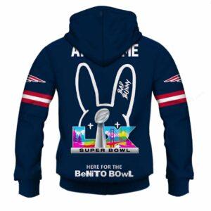Patriots Bad Bunny Bowl LX 2026 Personalized Hoodie 1 Patriots Bad Bunny Bowl LX 2026 Personalized Hoodie