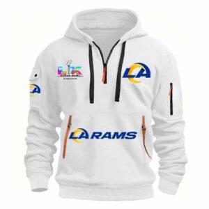 Rams Bowl LX 2026 Quarter Zip Hoodie