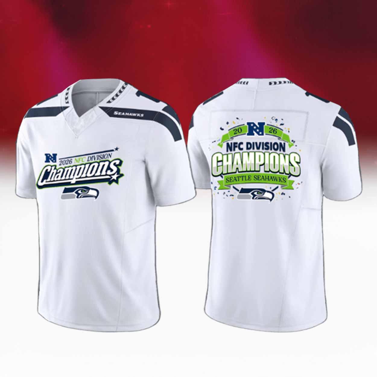 Seahawks NFC Division Champions 2026 Football Jersey Seahawks NFC Division Champions 2026 Football Jersey