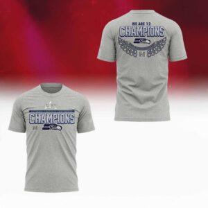 Seahawks NFC We Are 12 Champions 2026 Shirt Seahawks NFC We Are 12 Champions 2026 Shirt