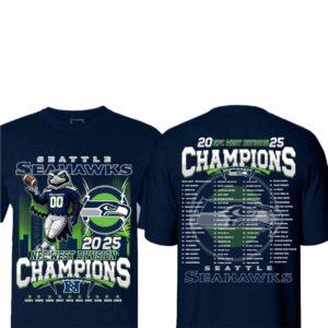 Seahawks NFC West Division Champions 2025 Shirt Seahawks NFC West Division Champions 2025 Shirt