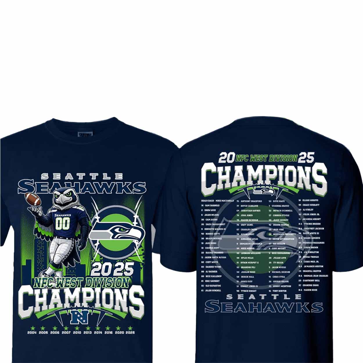 Seahawks NFC West Division Champions 2025 Shirt Seahawks NFC West Division Champions 2025 Shirt