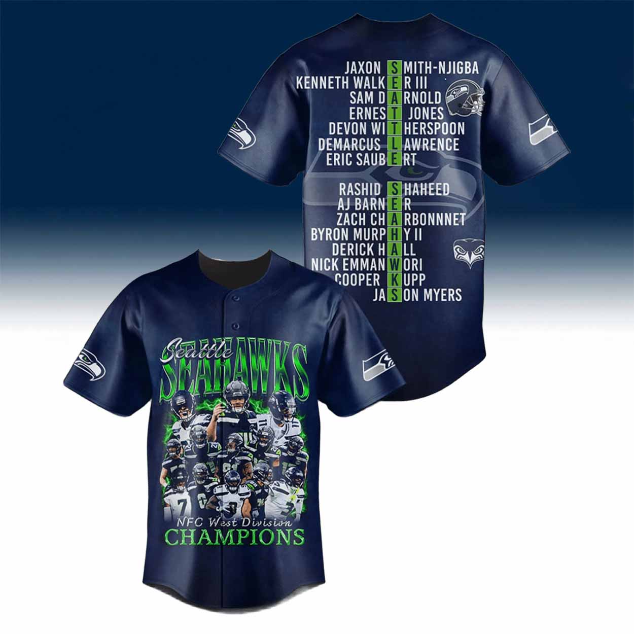 Seahawks NFC West Division Champs 2026 Jersey Seahawks NFC West Division Champs 2026 Jersey