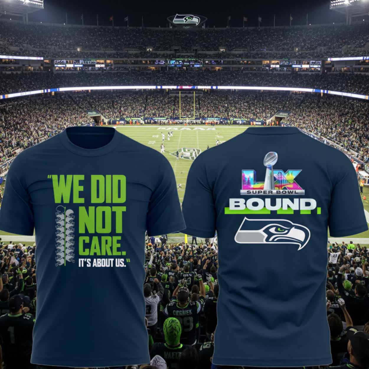 Seahawks We Did Not Care It's About Us Shirt Seahawks We Did Not Care It's About Us Shirt