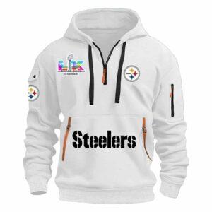 Steelers Bowl LX 2026 Quarter Zip Hoodie