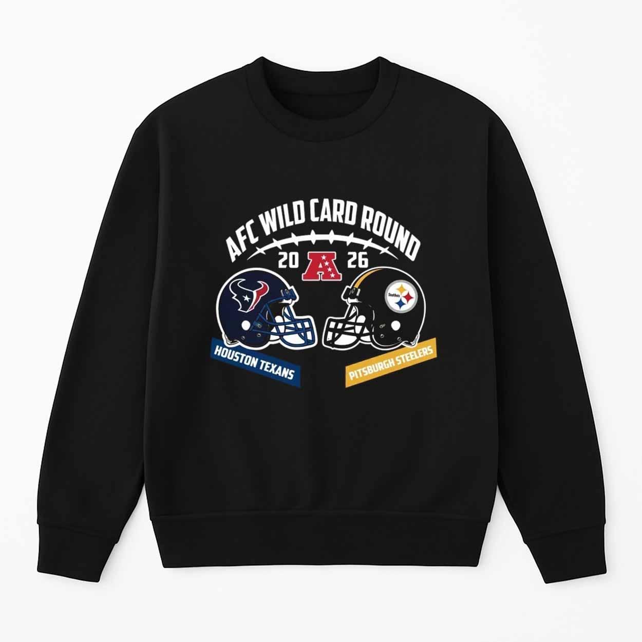 Texans vs Steelers NFC Wild Card Round 2026 Shirt Texans vs Steelers NFC Wild Card Round 2026 Shirt
