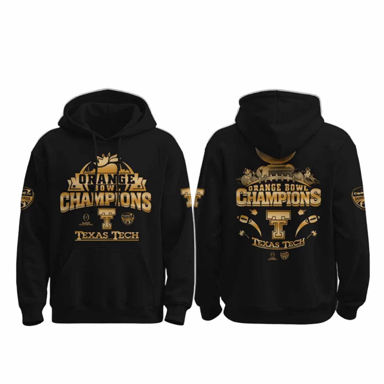 Texas Tech Orange Bowl Champions 2026 Hoodie Texas Tech Orange Bowl Champions 2026 Hoodie