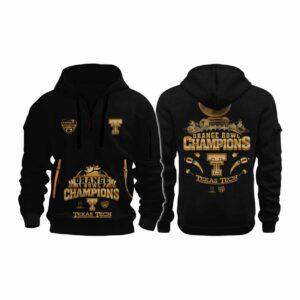 Texas Tech Orange Bowl Champions 2026 Quarter Zip Hoodie Texas Tech Orange Bowl Champions 2026 Quarter Zip Hoodie