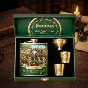 The Lord of the Rings 25th Anniversary Flask Gift Set