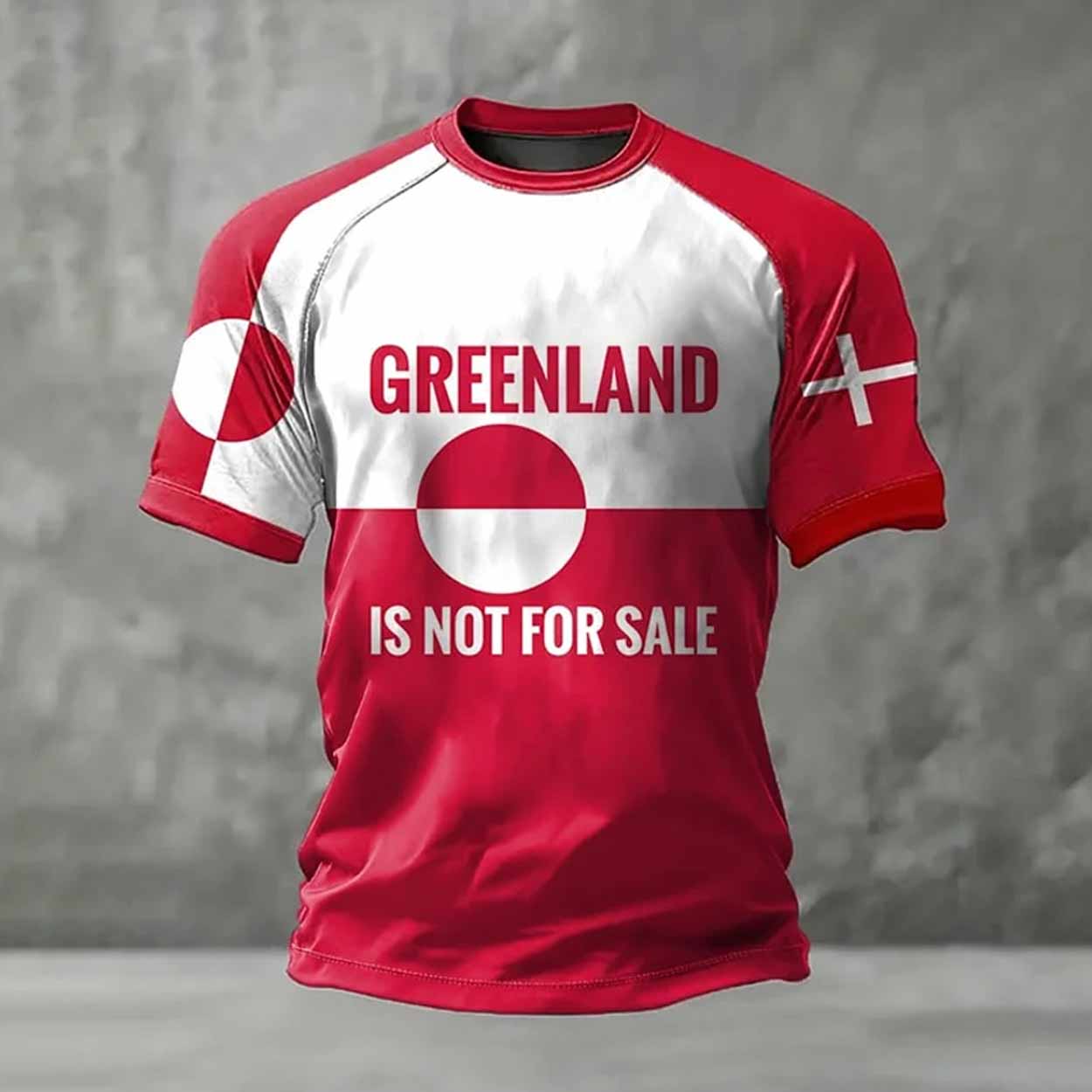 Unisex Greenland Is Not For Sale Printed Casual T shirt Unisex Greenland Is Not For Sale Printed Casual T-shirt