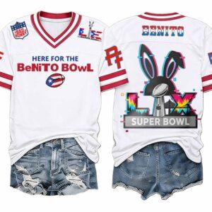 Unisex Here For The Benito Bowl LX Print T Shirt
