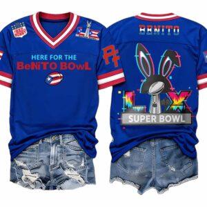 Unisex Here For The Benito Bowl LX Print T-Shirt 1 Unisex Here For The Benito Bowl LX Print T Shirt