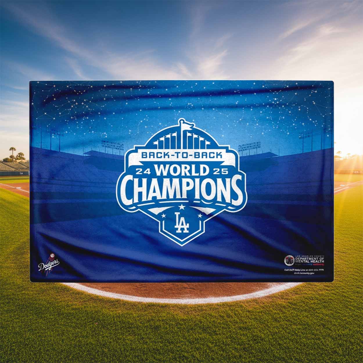 2026 Los Angeles Dodgers Mental Health Awareness Night Blanket Giveaway 2026 Los Angeles Dodgers Mental Health Awareness Night Blanket Giveaway