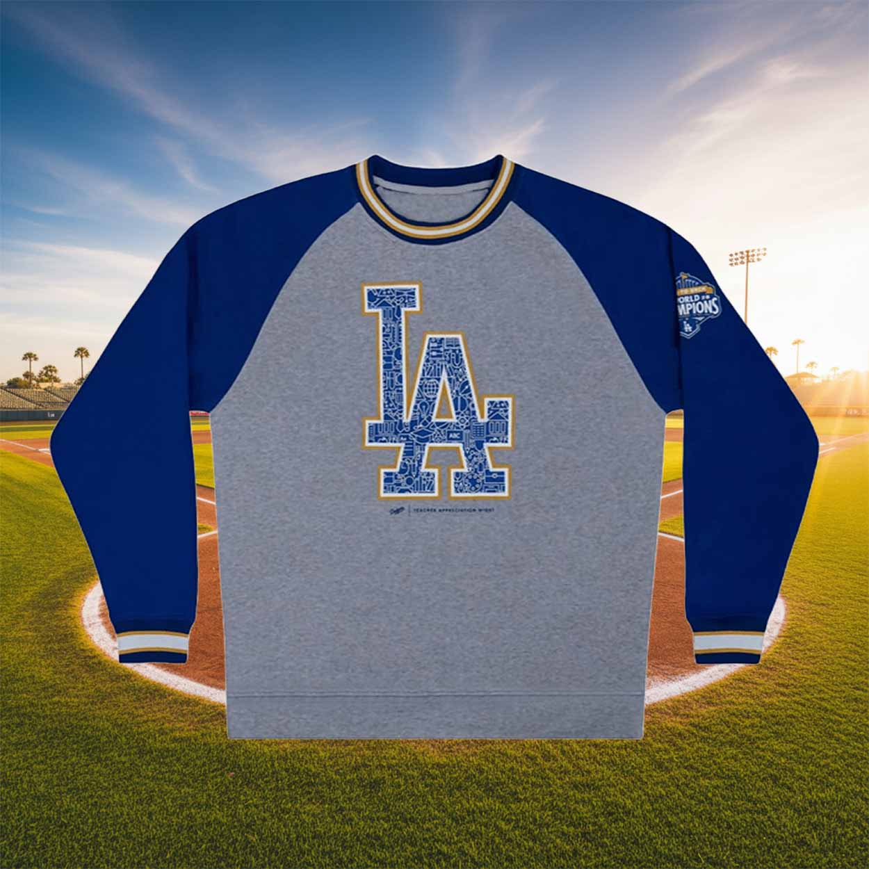 2026 Los Angeles Dodgers Teacher Appreciation Night Sweatshirt Giveaway 2026 Los Angeles Dodgers Teacher Appreciation Night Sweatshirt Giveaway