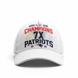 2026 Patriots 7X Bowl LX Champions Hat