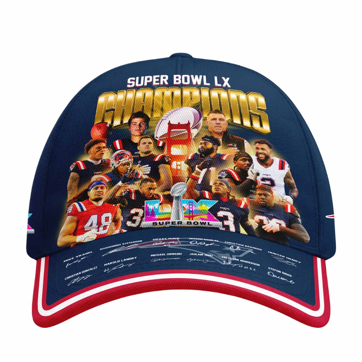 2026 Patriots Bowl LX Champions Cap 2026 Patriots Bowl LX Champions Cap