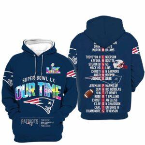 2026 Patriots Bowl LX Our Time Shirt