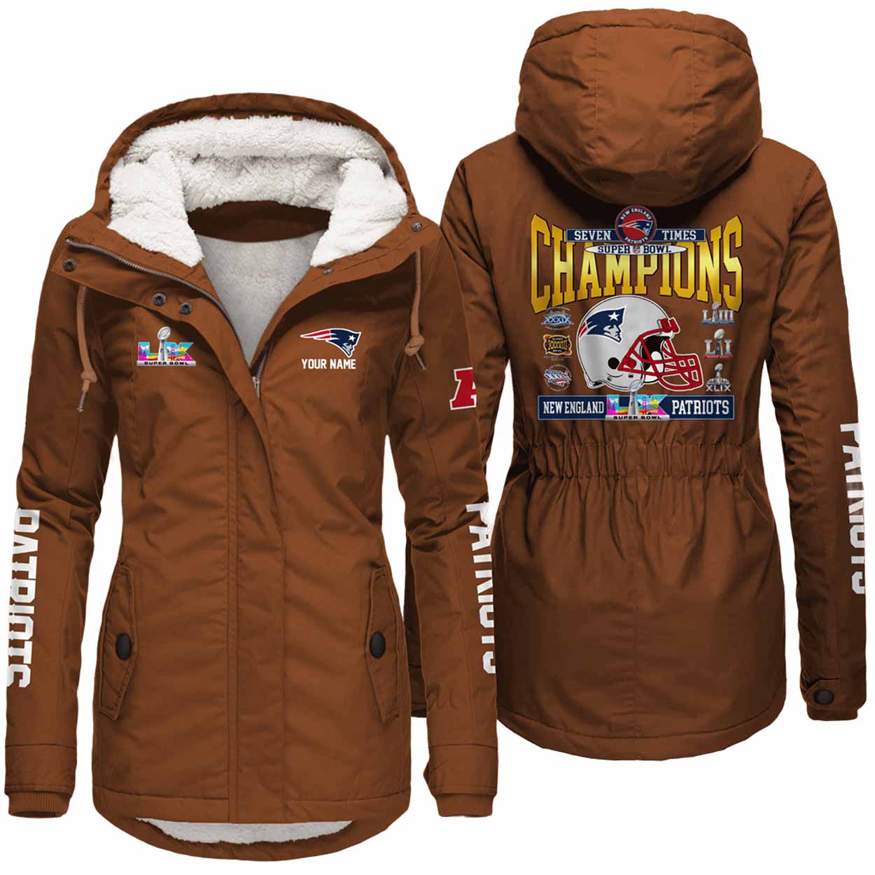 Patriots Bowl LX Champions Fleece Jacket Patriots Bowl LX Champions Fleece Jacket