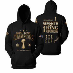 Patriots Bowl LX Seventh The Ring Champions Hoodie Patriots Bowl LX Seventh The Ring Champions Hoodie
