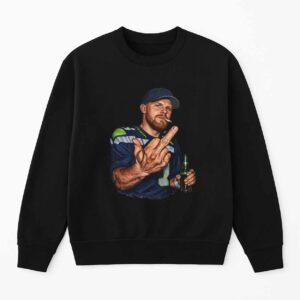 Sam Darnold Middle Finger Shirt 1 Sam Darnold Middle Finger Shirt
