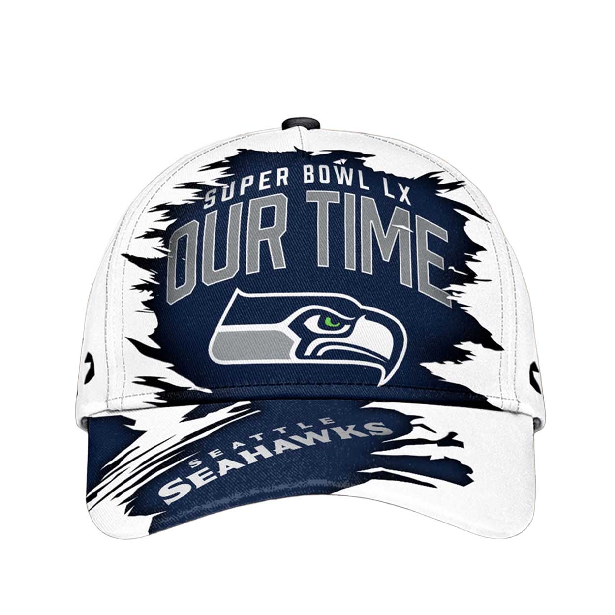Seahawks Bowl LX Our Time Classic Cap Seahawks Bowl LX Our Time Classic Cap