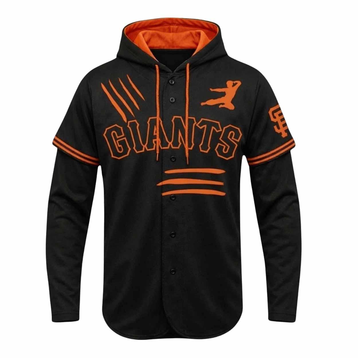 2026 Giants Bruce Lee Hoodie Jersey 2026 Giants Bruce Lee Hoodie Jersey