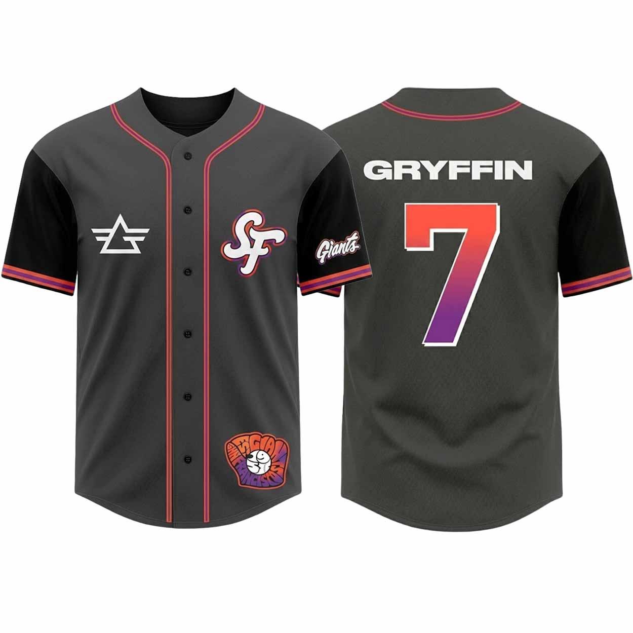 2026 Giants City Connect x Gryffin Jersey 2026 Giants City Connect x Gryffin Jersey