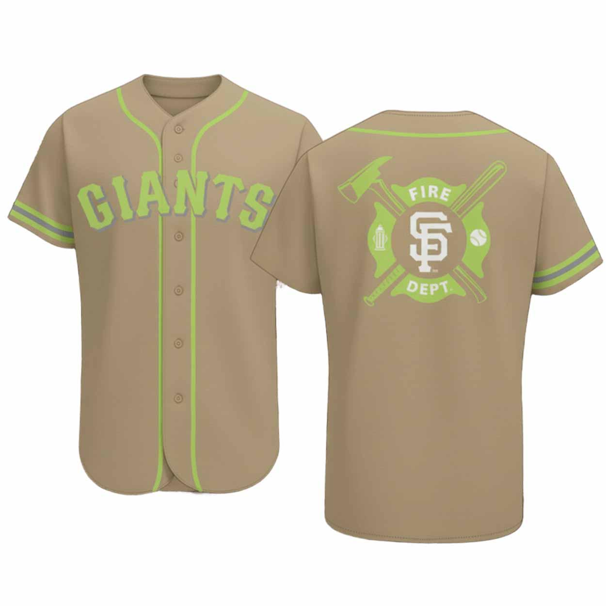 2026 Giants Firefighter Appreciation Night Jersey 2026 Giants Firefighter Appreciation Night Jersey