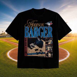 Blue Jays Addison Barger Couch T-Shirt 2026 Giveaway Blue Jays Addison Barger Couch T-Shirt 2026 Giveaway