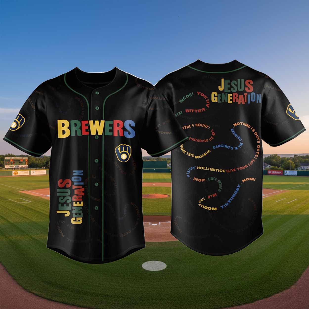 Brewers x Forrest Frank Jesus Jersey Brewers x Forrest Frank Jesus Jersey