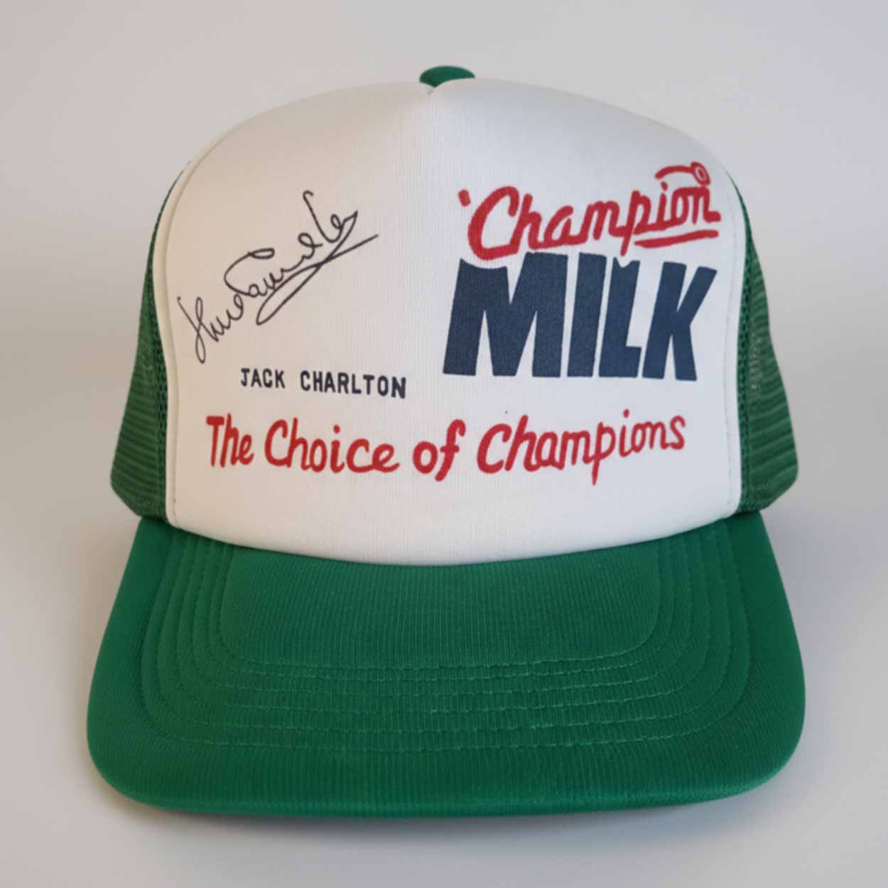 Jack Charlton Milk The Choice Of Champions Hat Jack Charlton Milk The Choice Of Champions Hat