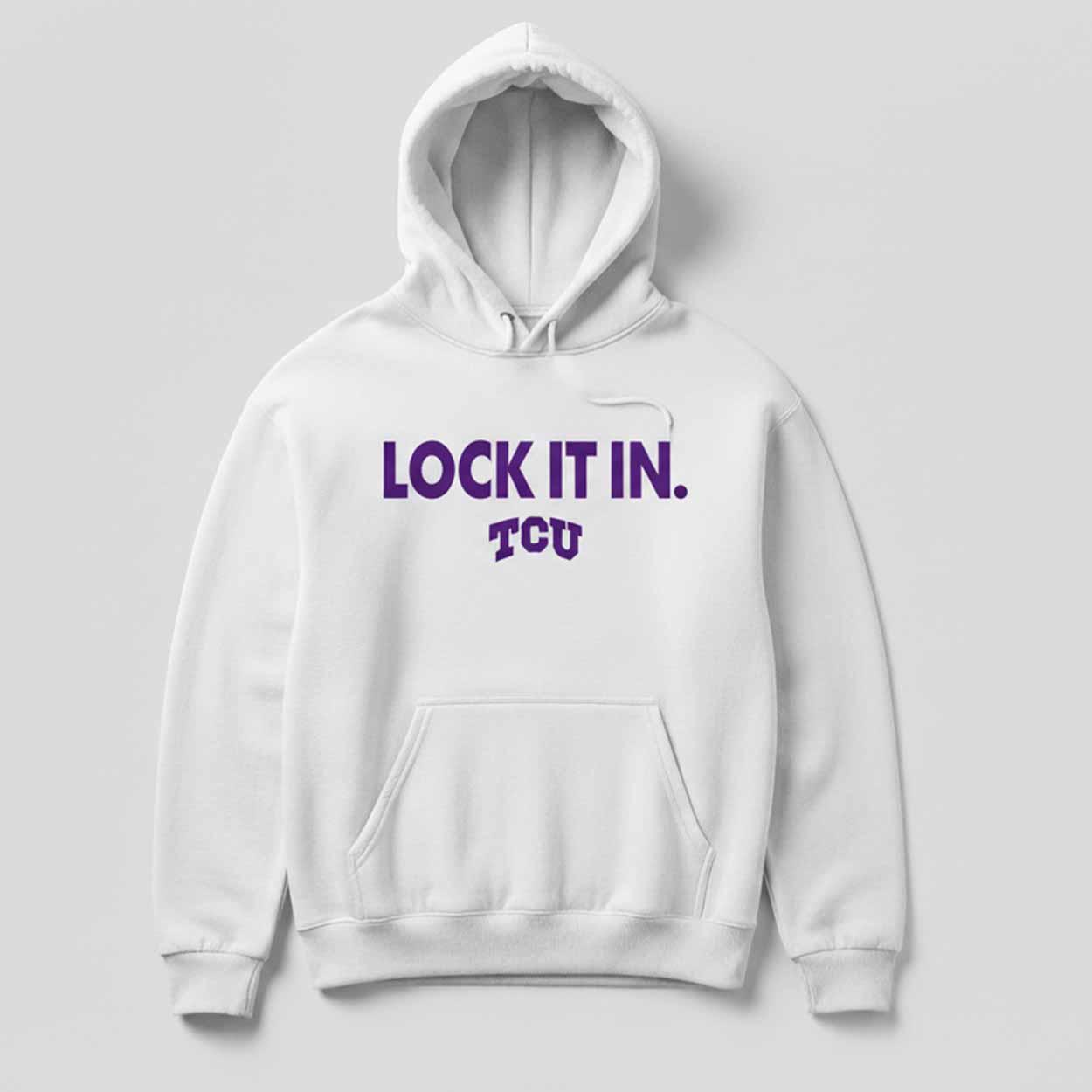 TCU Horned Frogs Lock It In 2026 March Madness Shirt TCU Horned Frogs Lock It In 2026 March Madness Shirt