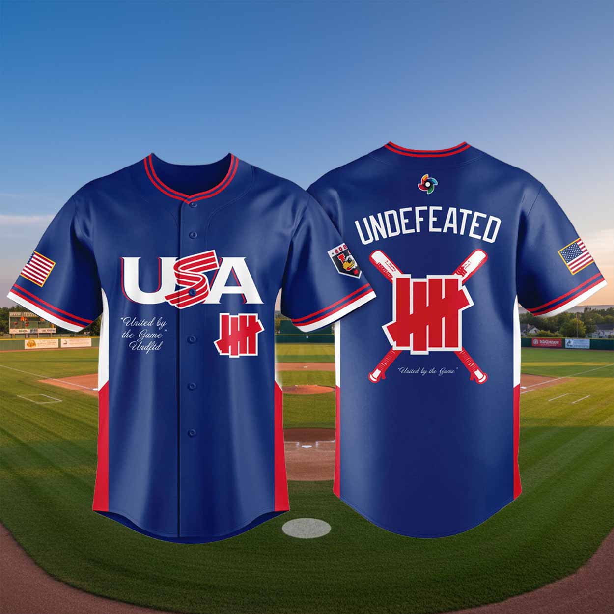 USA x Undefeated 2026 World Baseball Classic Jersey USA x Undefeated 2026 World Baseball Classic Jersey