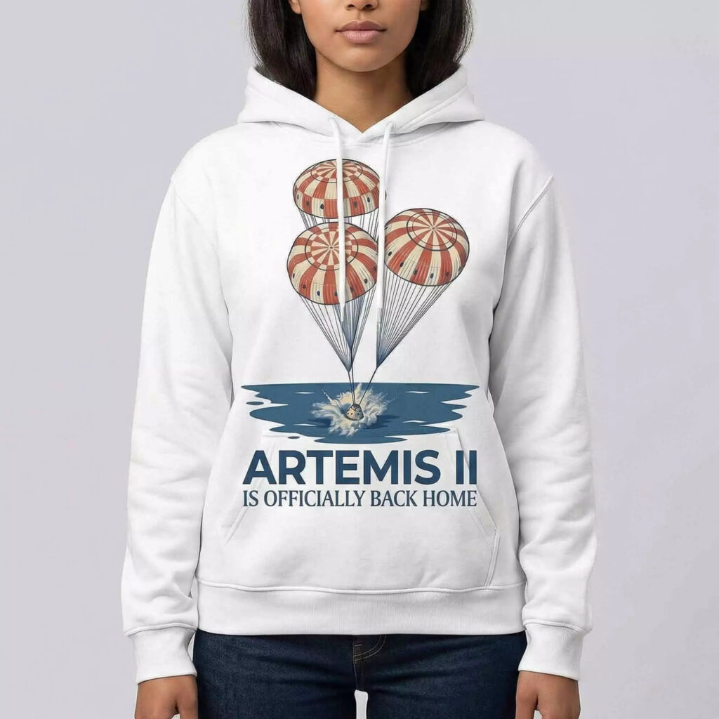 2026 Artemis II Officially Back Home Shirt 2026 Artemis II Officially Back Home Shirt