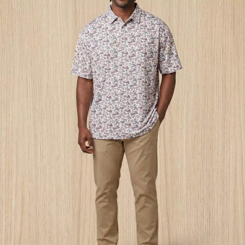 2026 Cardinals All Over Print Polo 2 2026 Cardinals All-Over-Print Polo
