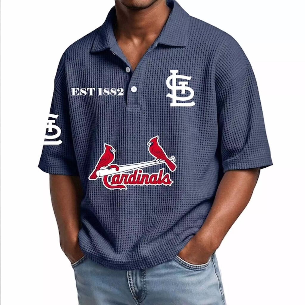2026 Cardinals EST 1882 Waffle T Shirt 1 2026 Cardinals EST 1882 Waffle T Shirt