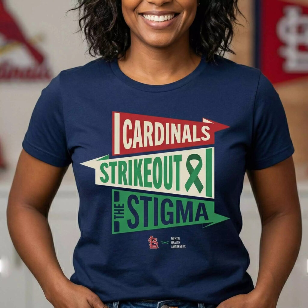 2026 Cardinals Mental Health Awareness T-Shirt