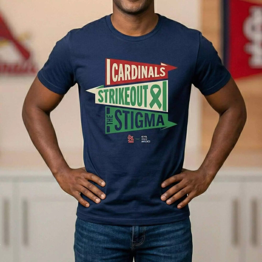 2026 Cardinals Mental Health Awareness T-Shirt