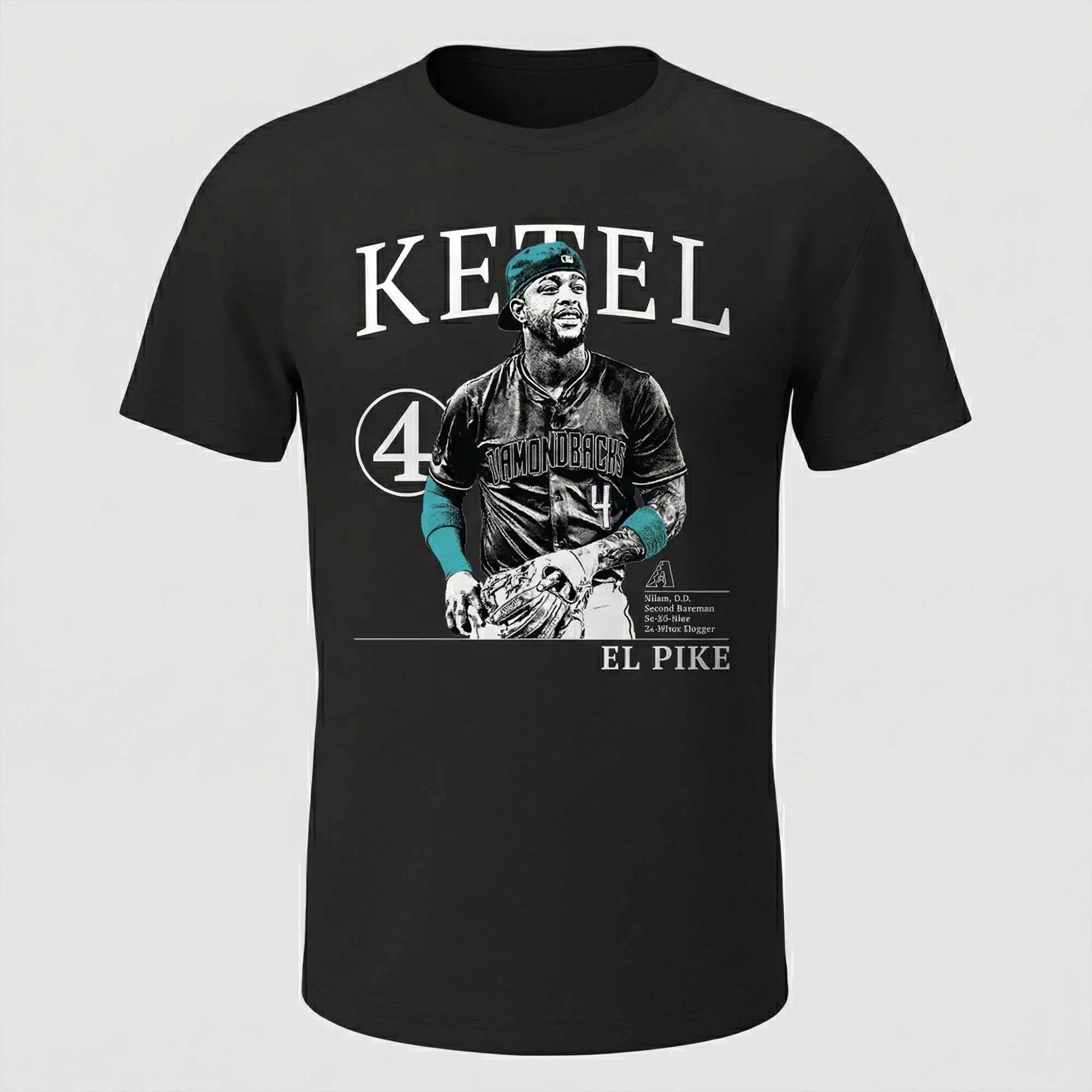 2026 D-backs Ketel Marte T-Shirt 2026 D-backs Ketel Marte T-Shirt