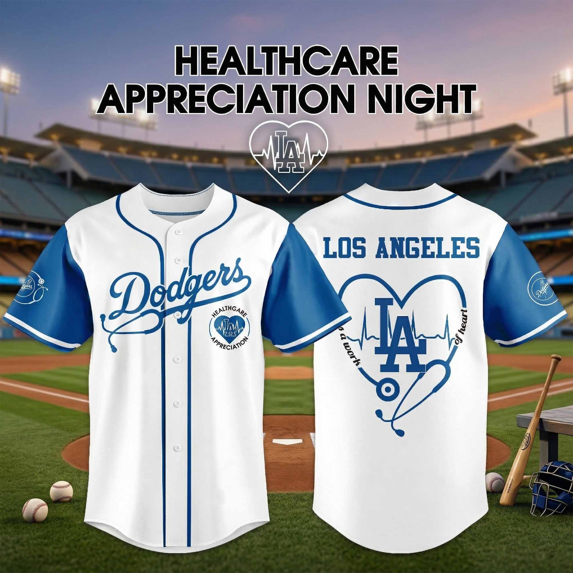 2026 Dodgers Healthcare Appreciation Night Jersey 2026 Dodgers Healthcare Appreciation Night Jersey