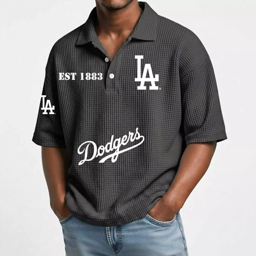 2026 Los Angeles EST 1833 Waffle T Shirt 2 2026 Los Angeles EST 1883 Waffle T-Shirt