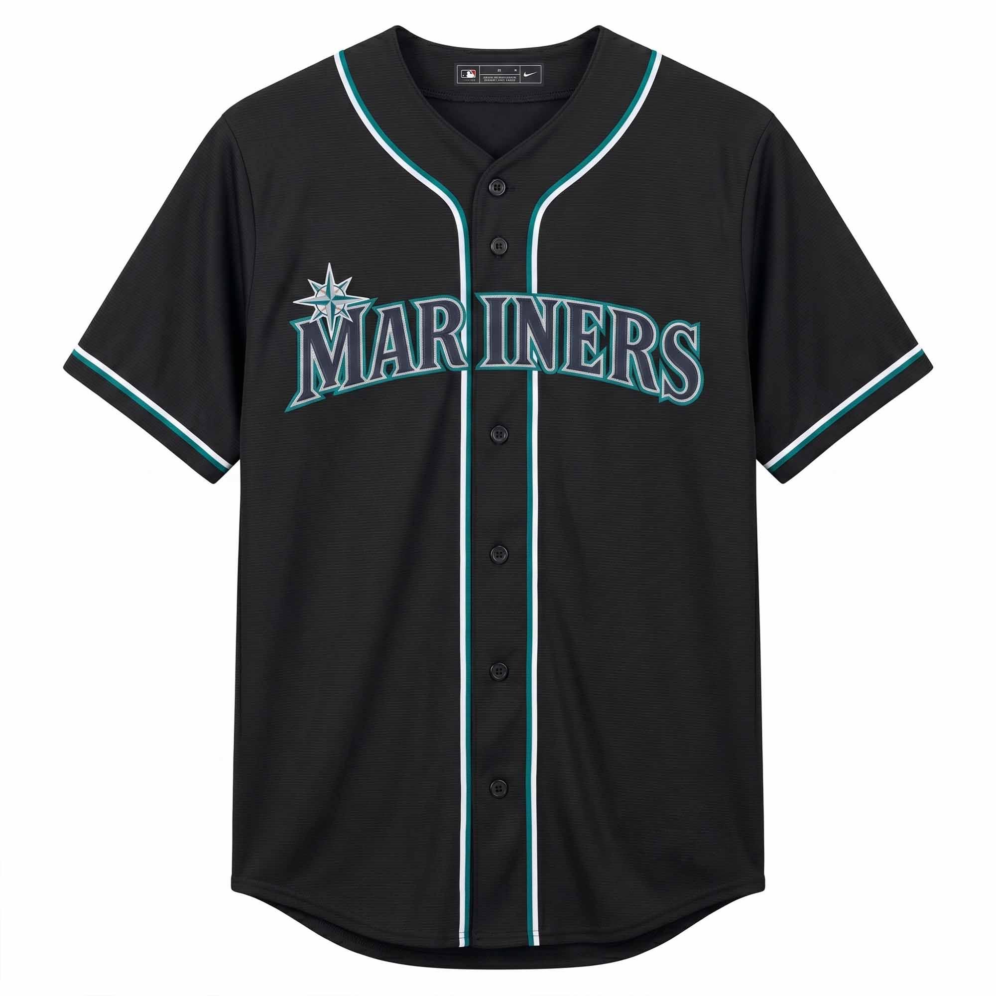 2026 Mariners Blackout Jersey 2026 Mariners Blackout Jersey