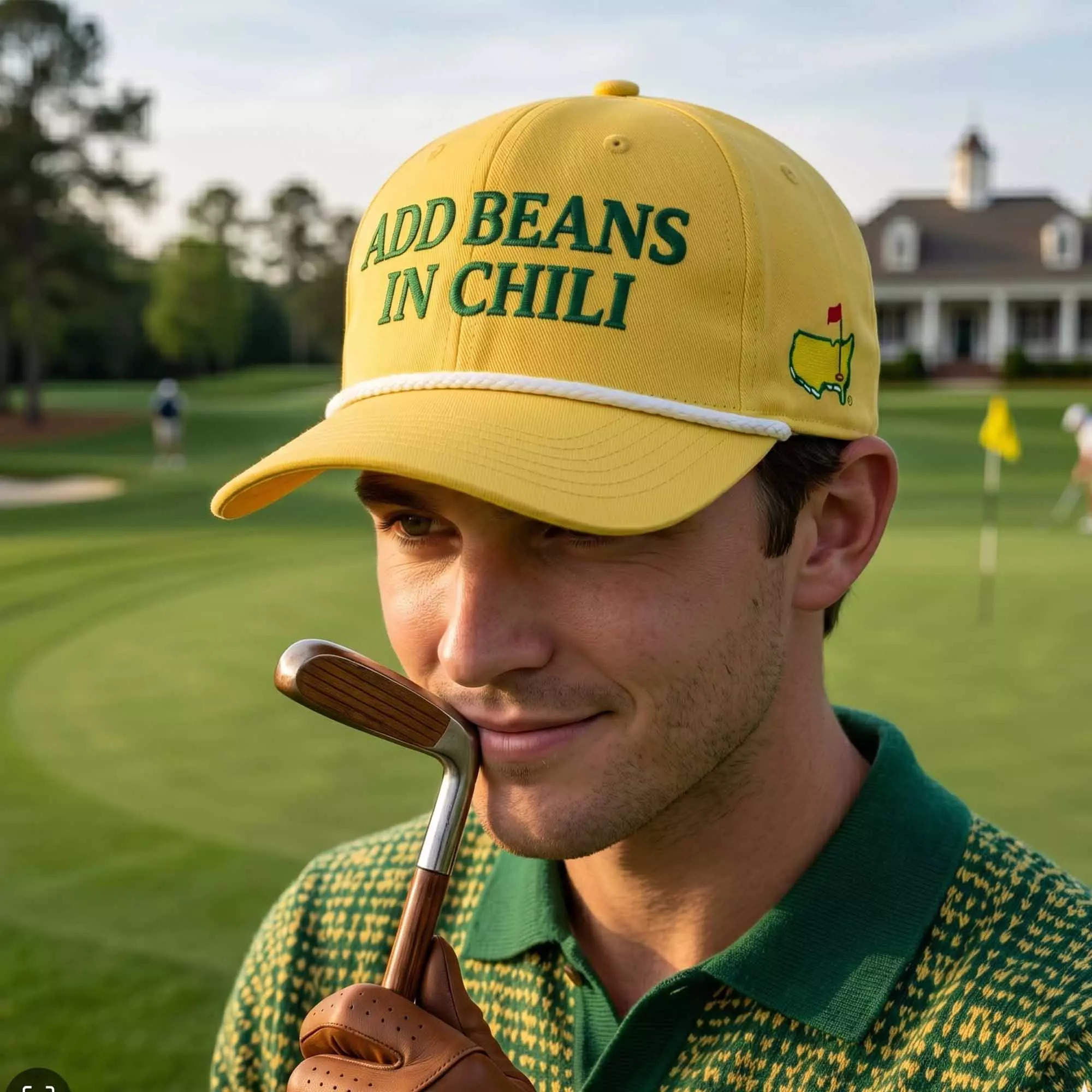 2026 Masters Add Beans In Chili Golf Hat 2026 Masters Add Beans In Chili Golf Hat