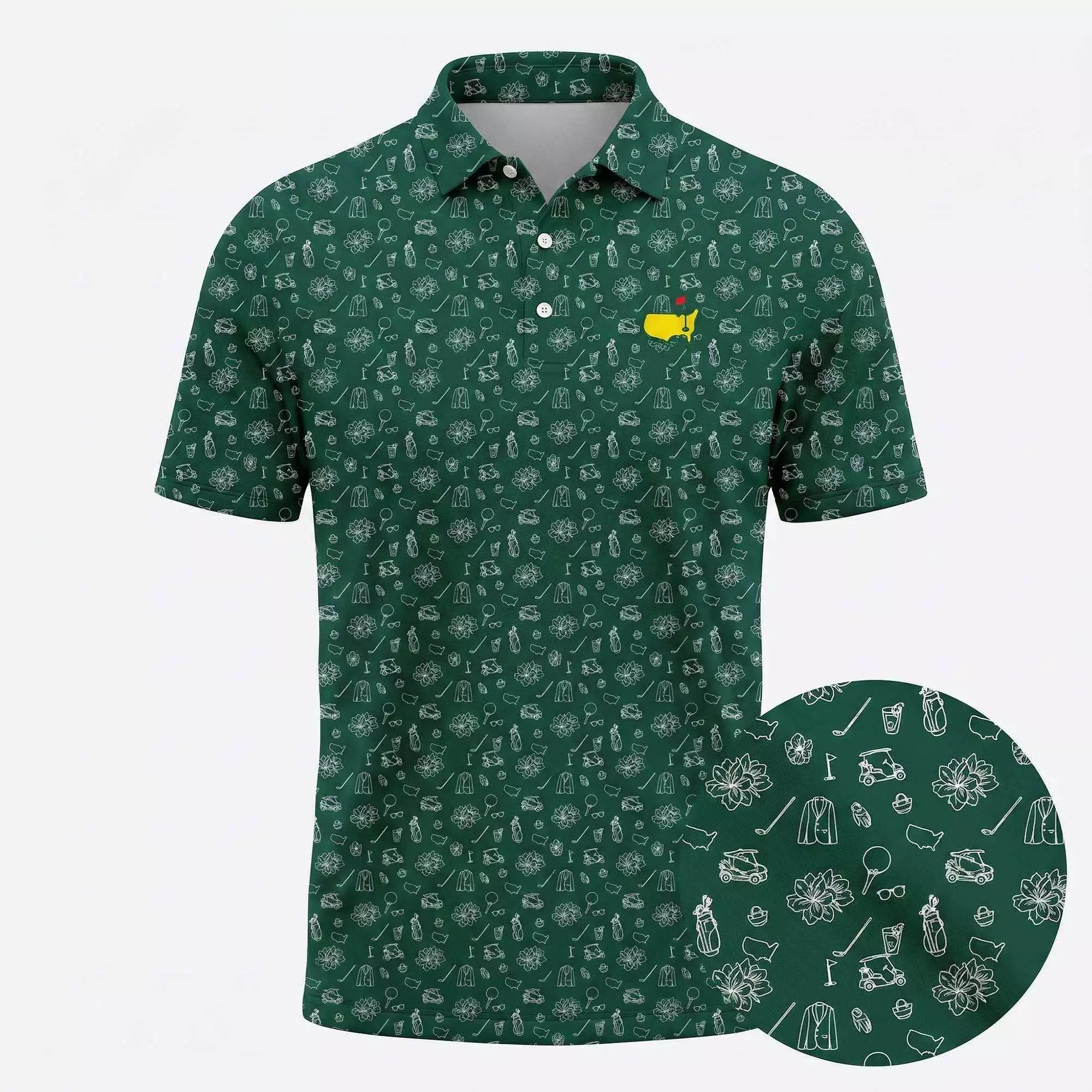 2026 Masters Tournament Titleist Golf Polo Shirt 2026 Masters Tournament Titleist Golf Polo Shirt