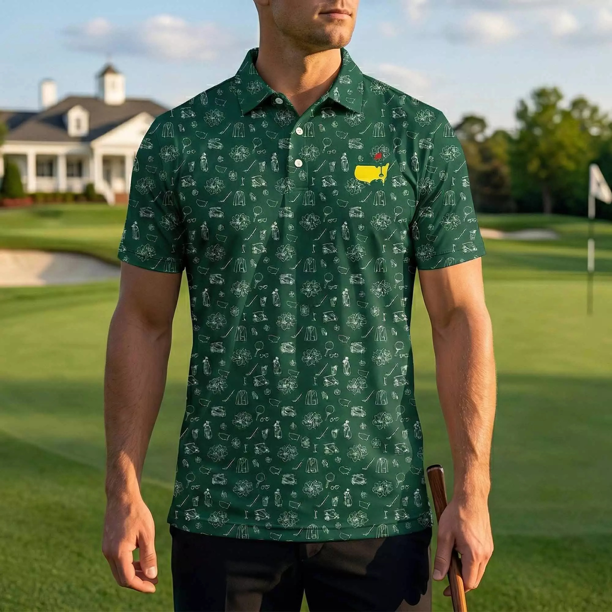 2026 Masters Tournament Titleist Golf Polo Shirt 2026 Masters Tournament Titleist Golf Polo Shirt