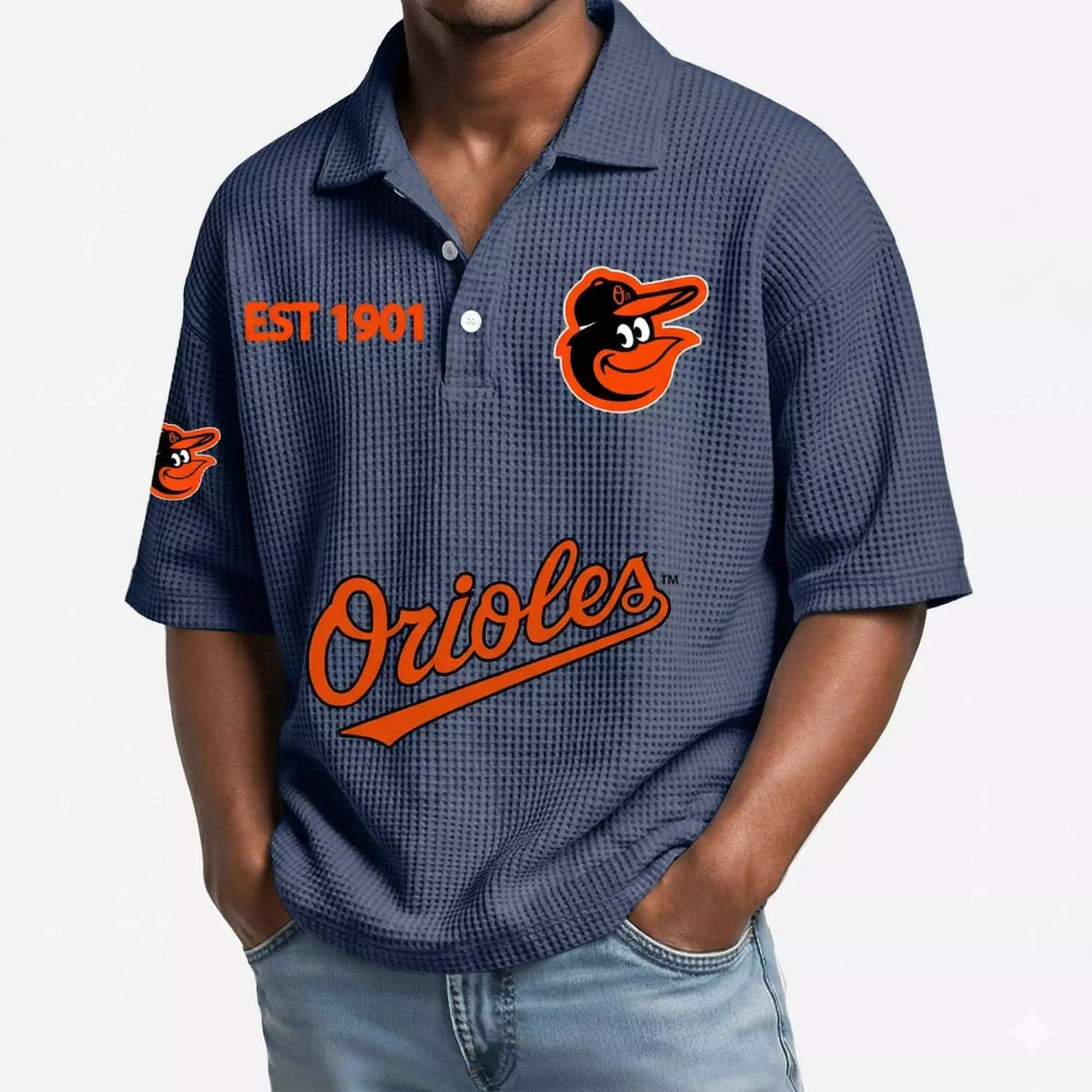 2026 Orioles EST 1901 Waffle T-Shirt 2026 Orioles EST 1901 Waffle T-Shirt