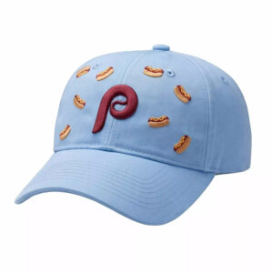 2026 Phillies Hatfield Frank Hot Dog Powder Blue Hat